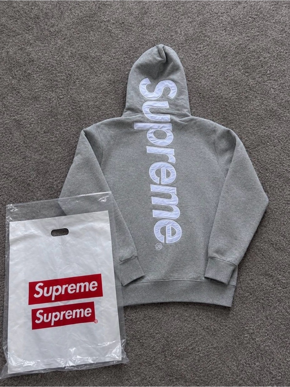 Supreme Grey hoodie